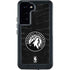 NBA Minnesota Timberwolves Black Animal Print Galaxy S24 Plus Waterproof Case